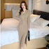 New Fashion Exclusive Two Piece Short Slim Coat with Split Skirt